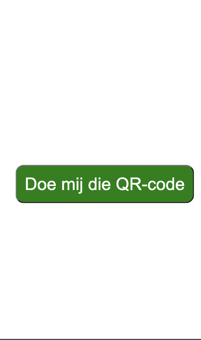 De eerste pagina van de mobiele site