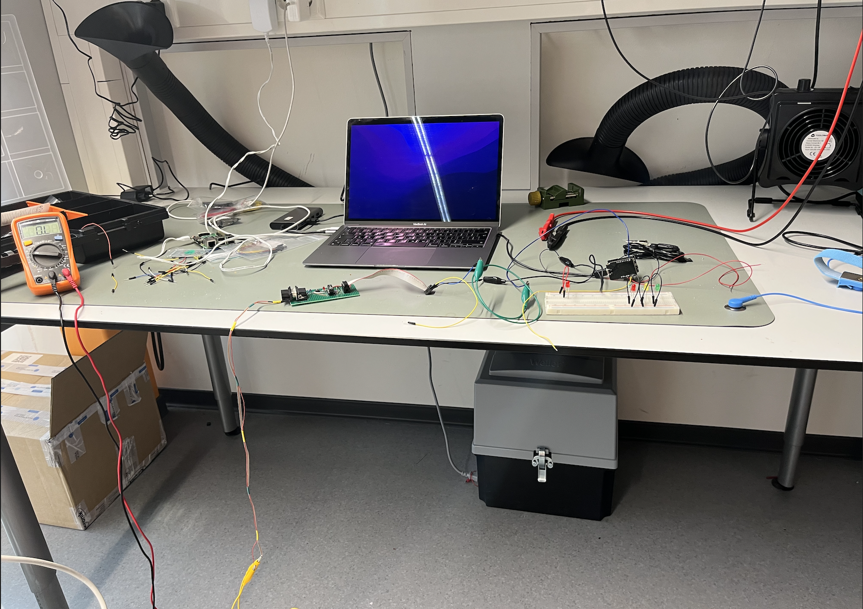 Het werkt wel lekker, daar in de maker space