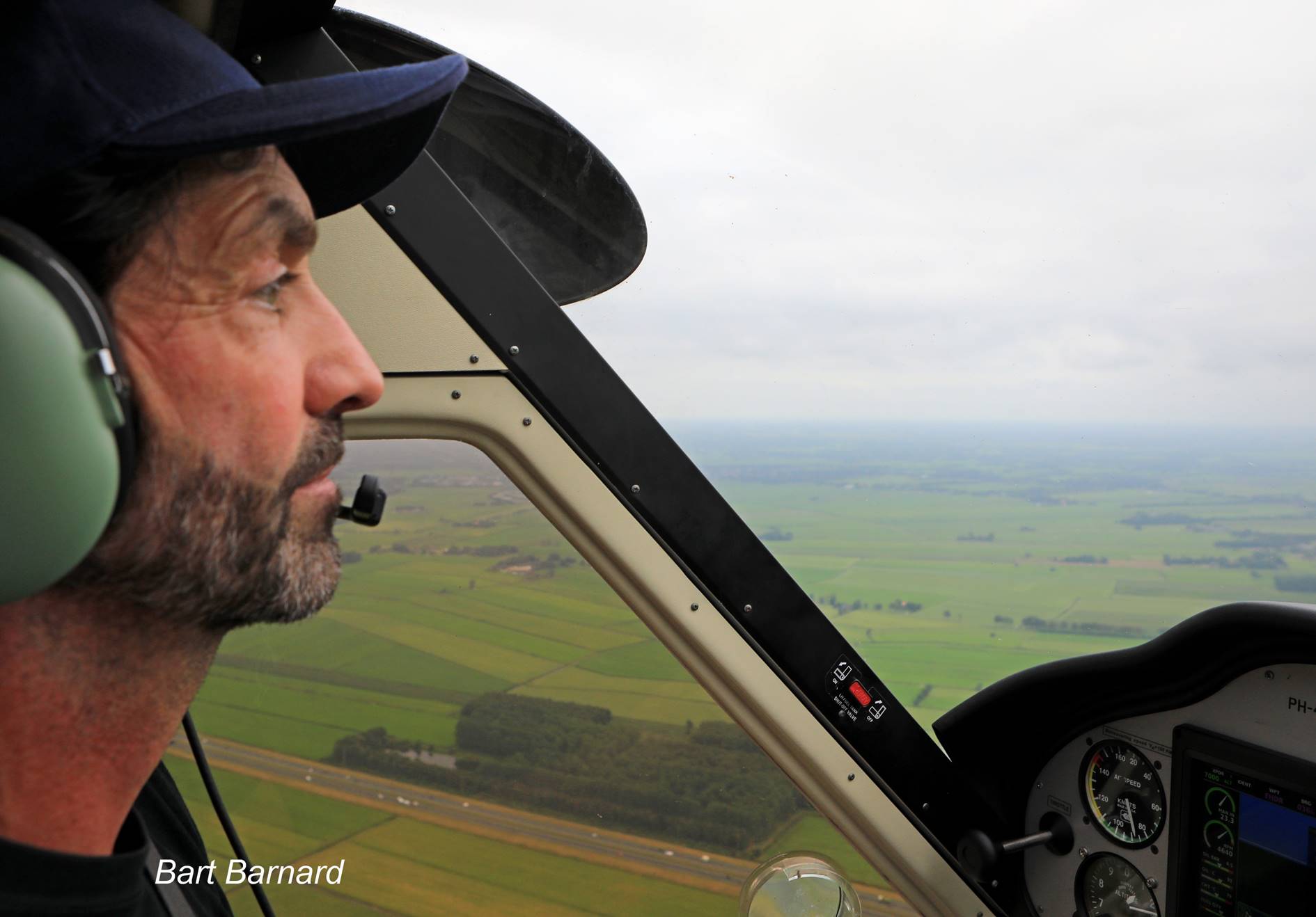 Ergens boven provincie Groningen (foto 6 oktober 2021)